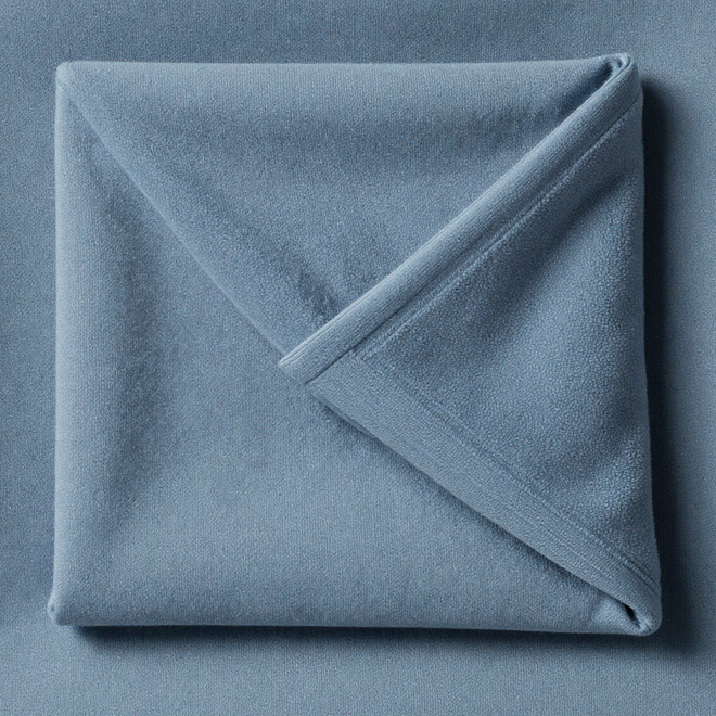 Bering Sea 100% cotton fleece hoodie fabric swatch