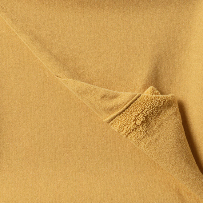 Dijon 100% cotton fleece hoodie fabric swatch
