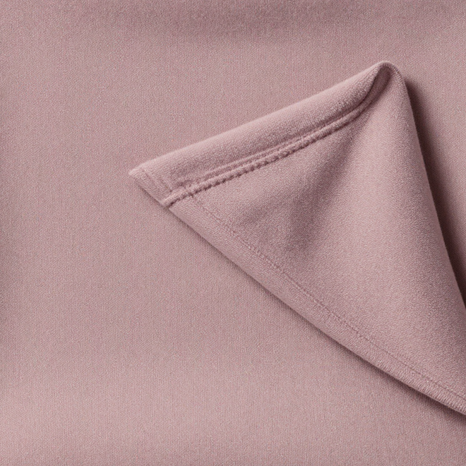 Mauve Shadows 100% cotton fleece hoodie fabric swatch