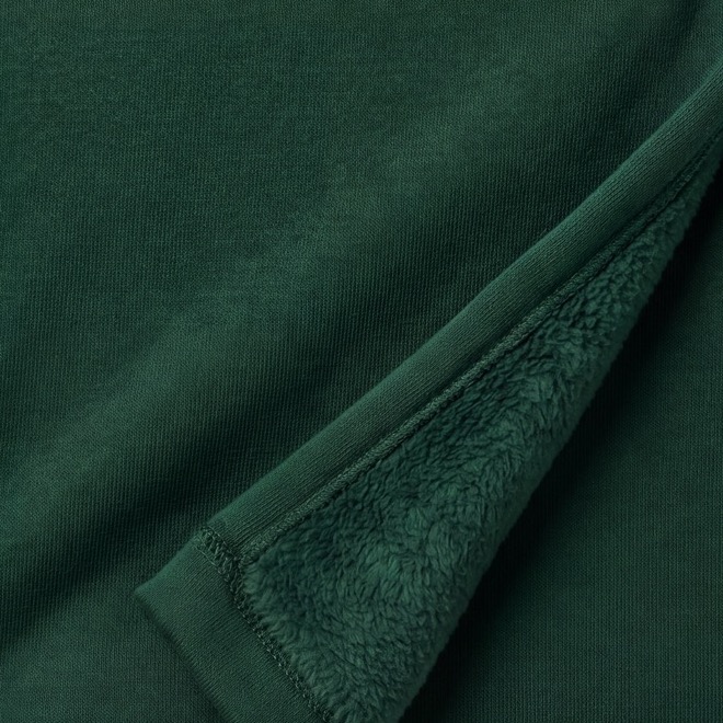 Sycamore 100% cotton fleece hoodie fabric swatch